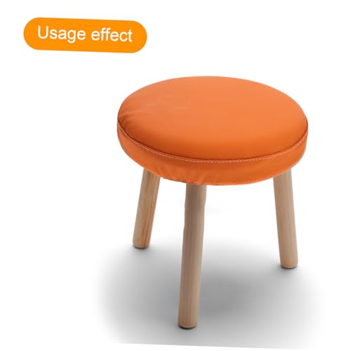 Cojín redondo de espuma viscoelástica y PU para silla de terraza 8