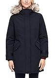  s.Oliver RED LABEL Damen Wintermantel mit Fake Fur navy 36