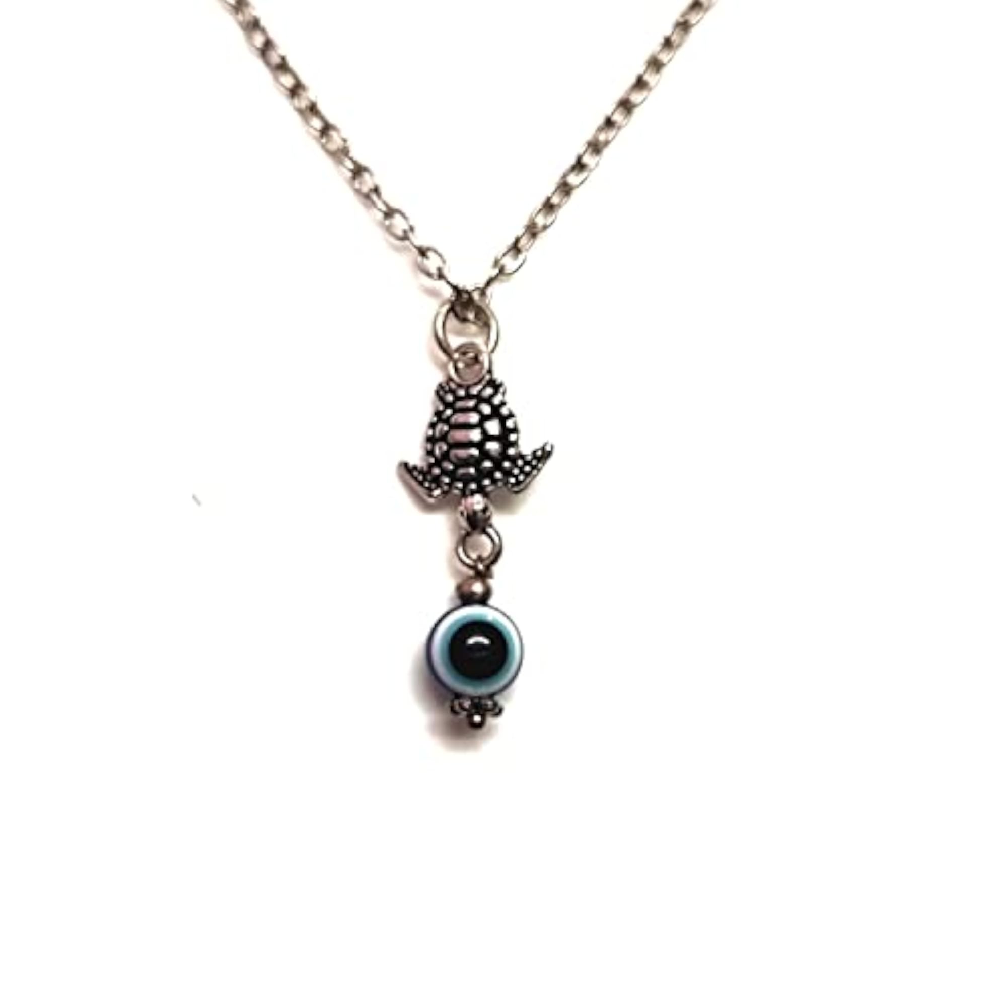 Evil Eye With Tortoise Charm Pendant for Protection