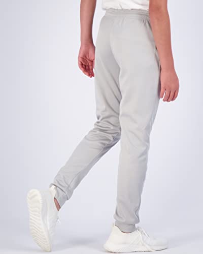 3 Pack Boys Girls Youth Active Teen Mesh Boy Sweatpants Joggers Running Basketball School Track Pants Athletic Workout Gym Apparel Training Jogger Fit Kid Clothing Casual Pockets - Set 4,M(10-12) #TOP2