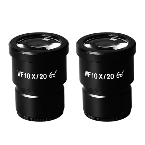 Microscope 1 Pair 10X Widefield Microscope for Binocular Trinocular Microscopio Part
