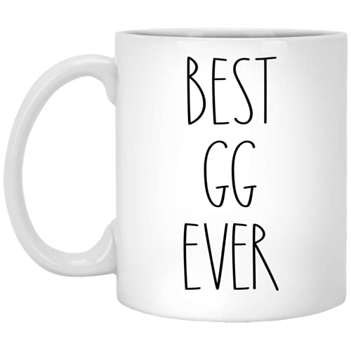 Gg Mug - Best Gg Ever Coffee Mug - Gifts for Christmas - Birthday Gifts - Gift Cup For Gg - Family Coffee Mug For Birthday Present For The Best Gg Coffee Cup 11oz