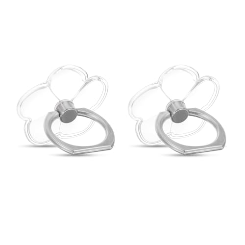 Transparent Phone Ring Holder 2Pcs