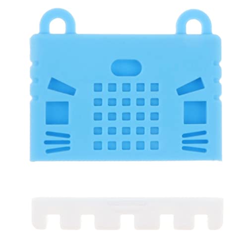 Funda de silicona suave para BBC Micro:bit - y bonito diseño - para kits de aprendizaje de programación de computadora - Color aleatorio