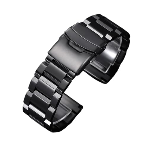 Correa de reloj de acero inoxidable elegante para reuniones de negocios y eventos