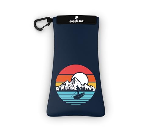 Image of GOGGLESOC Sunnysoc Sunglass Case - Stretch Microfiber, Scratch Protection, Slim Sleeve, Soft Touch - Travel, Protection