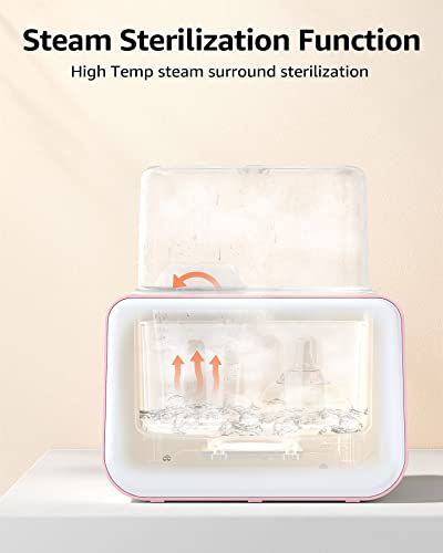 image for GROWNSY Baby Bottle Warmer, Gronwsy 8-in-1 Fast Milk Warmer with Timer