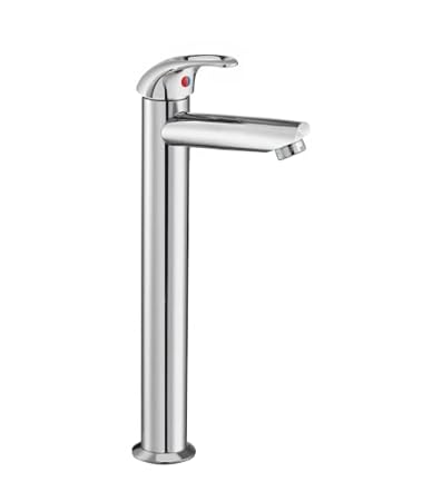 JAL Koyna Single Lever Basin Mixer 15 mm (Tall Model) Faucet | Stainless Steel | for Bathroom/Wash Basin Taps with Foam Flow | Anti Rust | Chrome Finish 72716