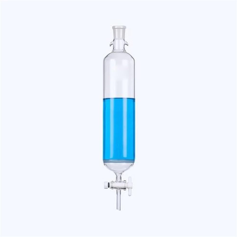 Sprzęt do przyrządów laboratoryjnych 1 szt. Kaliber 24 # kolumna z tłokiem PTFE laboratoryjna kolumna filtracyjna z kolumną rdzenia piaskowego (20 x 300 mm)