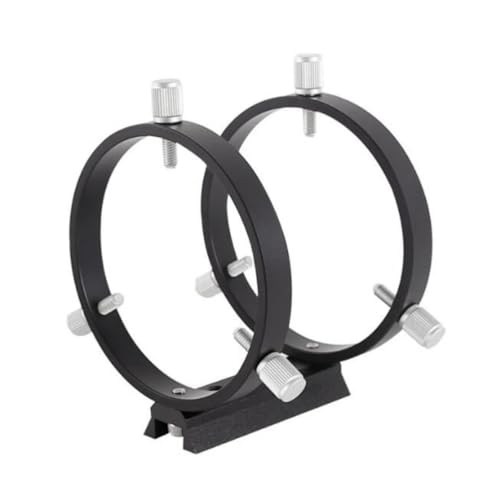 Juego de anillos guía de 102 mm mecanizado para telescopios y tubos de guiado