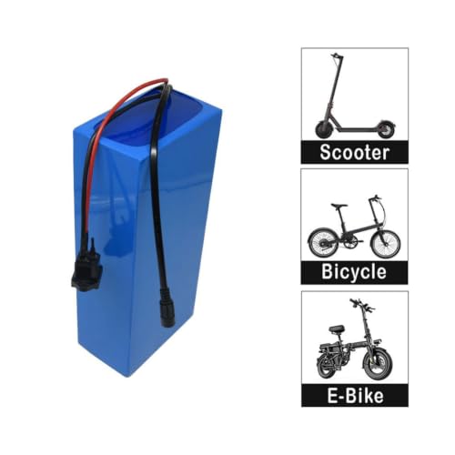 Batería litio recargable 48V 15Ah 13S4P para motor ebike 500W con conector XT60 4