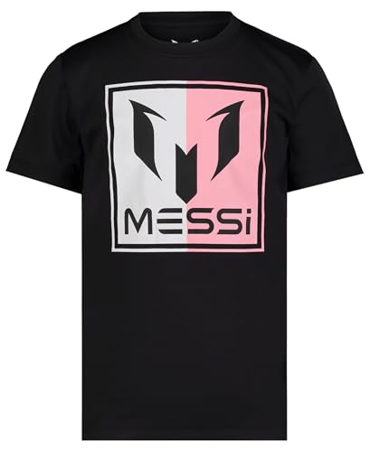 Boys' Lifestyle Short Sleeve Top, Standard Shirt with Logo, Comfortable Fit4