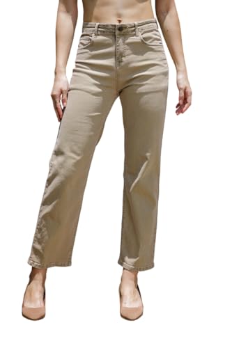Image of RAGZO Relaxed Fit Jeans for Women || Women High Waist Jeans Pants || Flare Denim Jeans || Loose Fit Jeans for Women