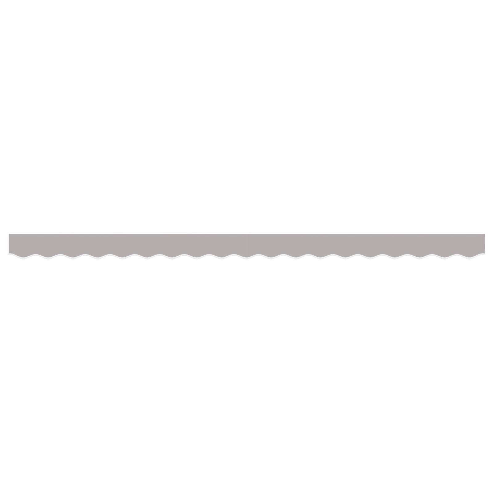 Tomostar Tissu de Remplacement de Cantonnière d’auvent, Lambrequin pour Store Toile de Remplacement Bandeau Banderole Store Banne Valence de Store pour Cadre de 4 m Gris Clair 3,8x0,2 m