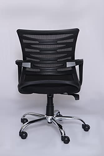 Executive & Study Chair/Office Chair/Manager Series/Black Colour/Zig ZAG Model