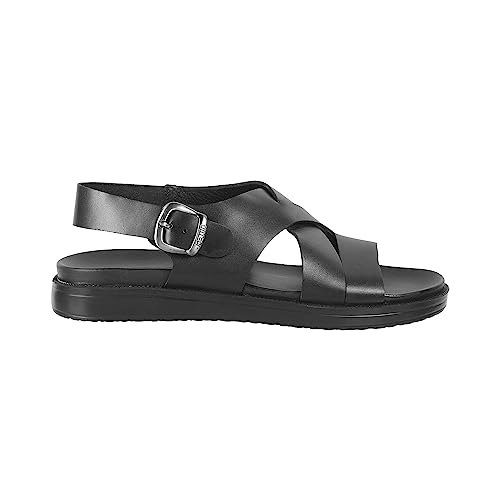 Image of Metro Men's Strappy Stylish Casual Everyday Faux Leather Sandal
