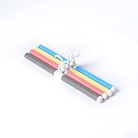 Displays By Jack No Shoulder Bumps Sweater Coat Hangers Padded No Slip Clothes Hanger Flexible Bendable for Bump Free Clothing Adjustable Versatile, Width 18\" (Multi-Color, 4)