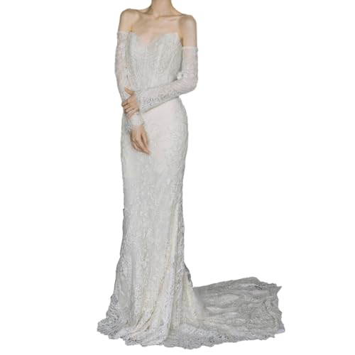 Enigmaire Langarm Brautkleid,Spitze Hochzeitskleider,RüCkenfrei Brautkleid Meerjungfrau,Spitzen Langarm Brautkleider,Schulterfrei Brautkleider Mit Schleppe,Bandeau Design,FüR Hochzeiten Enigmaire Langarm Brautkleid,Spitze Hochzeitskleider,RüCkenfrei Brautkleid Meerjungfrau,Spitzen Langarm Brautkleider,Schulterfrei Brautkleider Mit Schleppe,Bandeau Design,FüR Hochzeiten
