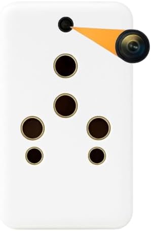 FREDI HD PLUS WiFi Plug Camera 1080p | AC Powered Indoor Camera | Mobile & PC Live View | Motion Detection | 24/7 Home Monitoring