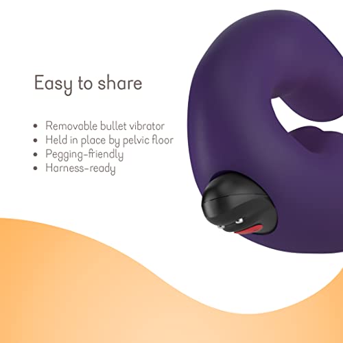 Fun Factory Adult Toys | 'Share Dildo' - 'Share Vibe' Vibrator Couples Sex Toys | Strapless Strap On Dildo Pleasure Toys For Women - Couples (Share Vibe Purple) #TOP3