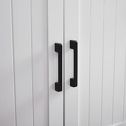 Home Source Jill Zarin White China Cabinet With Wood Doors #TOP4