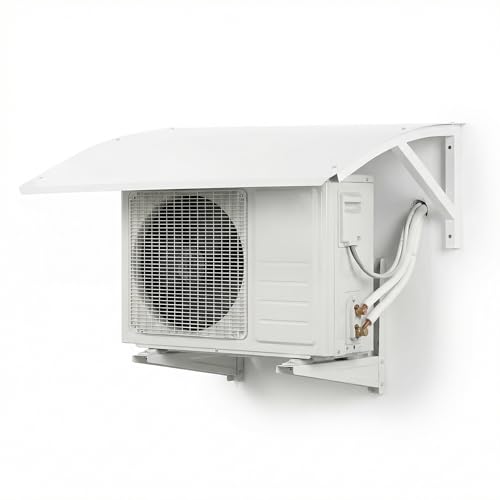 Outdoor Air Conditioner Cover, Patio Awning Canopy for Mini Split & Heat Pump Units, Rain Snow Shade Protection Sheet for AC Condenser Compressor, Door and Window Awning