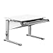Produktbild Moll Sprinter CP Kinderschreibtisch höhenverstellbar | mitwachsend, ergonomisch & neigbar für aufrechtes Sitzen | ideal für Schulkinder | Schreibtisch weiß optional mit Schublade | Made in Germany