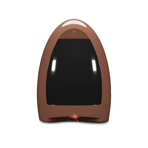 EyeVac Home Touchless Vacuum, Dual High Efficiency Filtration, Corded, Bagless, Automatic Sensors, 1000 Watt (Bronze w/Black Canister) (Renewed)