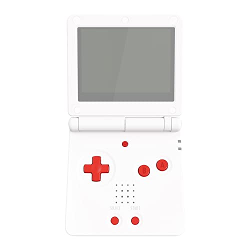 Image of eXtremeRate Classic Red Custom Full Set Buttons for Gameboy Advance SP, Replacement A B L R Button Power On Off Volume Button D-pad Key for GBA SP Console - Console NOT Included