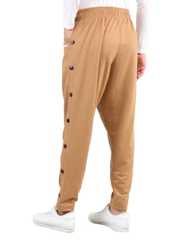 Image of CHKOKKO Men Casual Track Pant Gym Workout Lower with Pocket Camel XXL