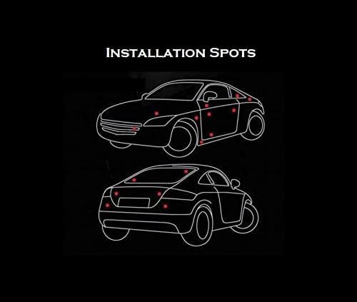 Image of VRT 3D Chrome Emblem Automotive Car, Bike Badges Logo Self Adhesive Sticker (Spider Face, Black)