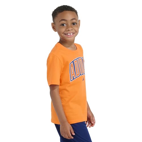 Image of adidas Boys Short Sleeve T-Shirt Sports Logo Tee