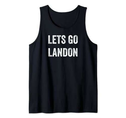 Lets Go Landon, soutient les parents Salon, frères et sœurs et fans Débardeur