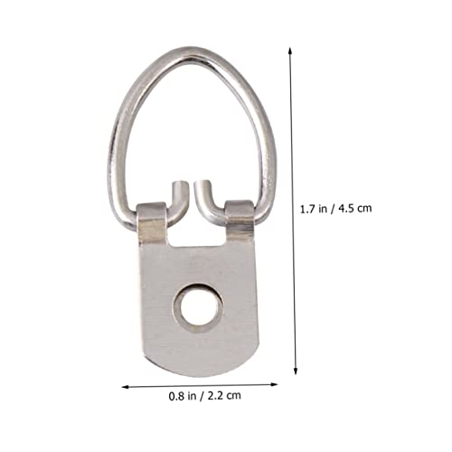 Image of ARTIBETTER Picture Hangers Hooks Set 200pcs Photo Frame Hanging Hardware D-Ring Wall Hooks Screws for Painting Art Digital Painting