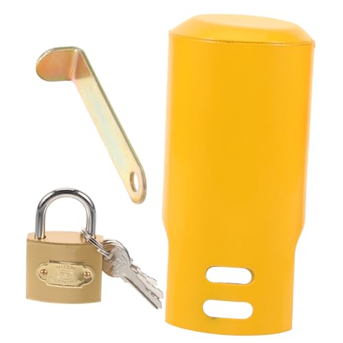 SAFIGLE Protector de Grifo Metálico con Llave Sistema de Cierre Antirrobo para Grifos Exteriores Práctica para Jardín y Hogar Instalación sin Herramientas Resistente y Duradero