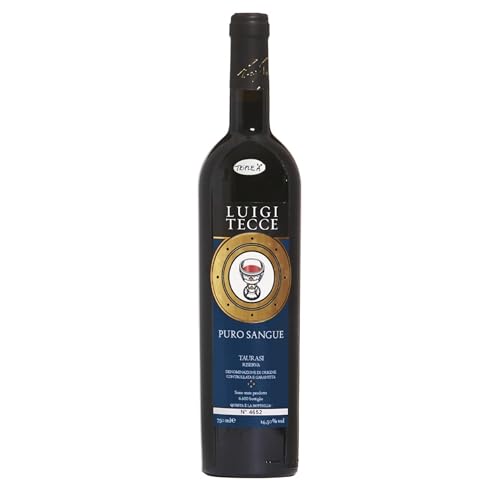 Luigi Tecce Puro Sangue 2018 DOCG | Vino Rosso Aglianico Tripla A | Taurasi Riserva Annata 2018 | Prodotte 6600 Bottiglie Totali | 14,5% Vol. 750ml