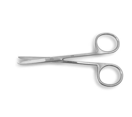 O.R. Grade Stitch Suture Scissors, 4.5 in., Stainless Steel