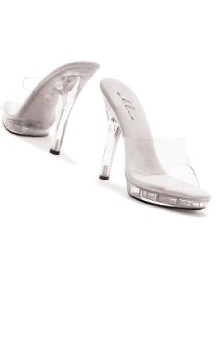 Ellie shoes, m-vanity 5in pump clear ten