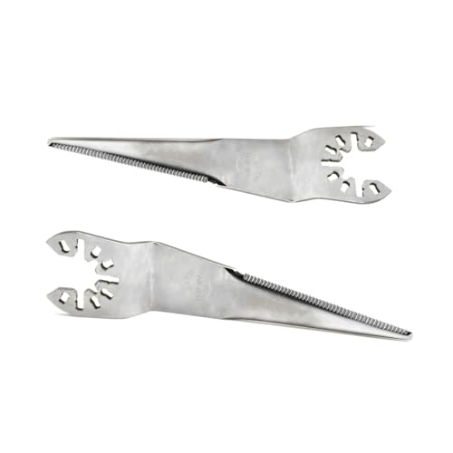 (2 Packs) Cold Knife Blades Windshield Cutter Blades Curved Straight (3.54