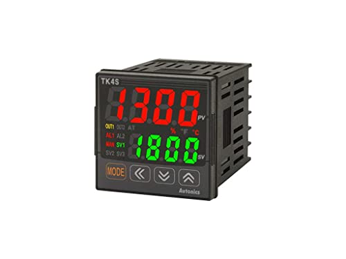 TK4S-22RN, Temp Control, 1/16 DIN, 2 Alarm, Relay Contact Output, 24VAC, 24-48VDC