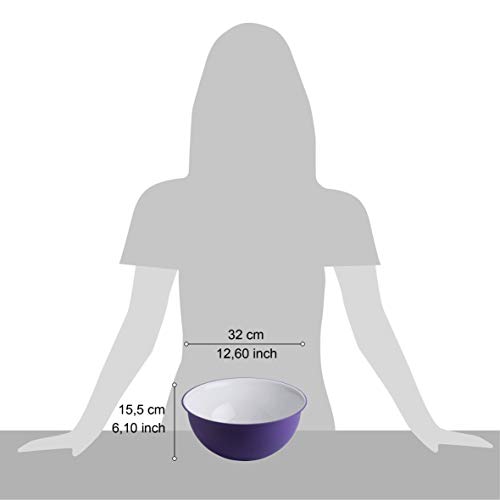 OMADA Design Insalatiera Antibatterica 6,5 lt, in Plastica, Idonea a Microonde, Lavastoviglie, Made in Italy, Linea Sanaliving - immagine 4