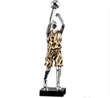 Resin Basketball Player Model Sculpture Figuine Statue, One-Hand Shot, Best Birthday Gift