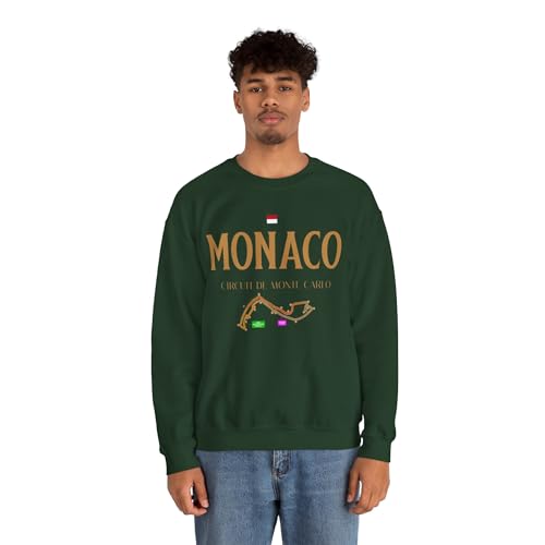 Monako Inspired Sweatshirt, Racing Circuit Shirt, Formula Shirt, Racing Track Shirt, Grand Prix Shirt, Monte Karlo Shirt4