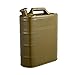 Butla gazu Benzyna/zbiornik paliwa 5l / 10l / 10l Metal Jerry Can Tank Benzyny, Zielony Brązowy Benzyna może (Size : 10L)