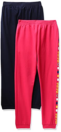 Image of Amazon Brand - Symbol Girl's Relaxed Casual Pants (SS21-SM-GJOG-PO2-678 Multi 8 9-10 Years)