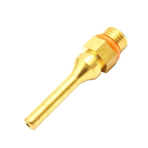 純銅製ホットメルトグルーガンノズル、長さ34?100mm、短い小口径、大口径、グルーガンノズル修理ツール、グルースプレー 強力な接着力(50x2.0mm)