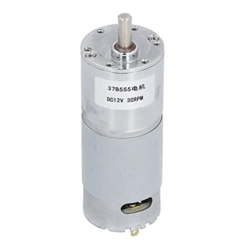 Caja de engranajes de reducción eléctrica, accesorios de Control Industrial, 30RPM, DC12V, 37B555