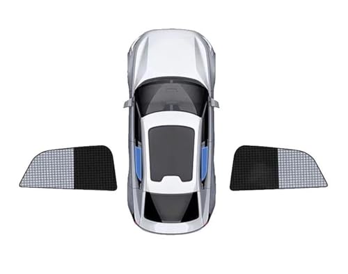 Pare-soleil auto pour RAV4 XA40 (2013-2018) | Visière de fenêtre couleur argent et noir - 2 pièces