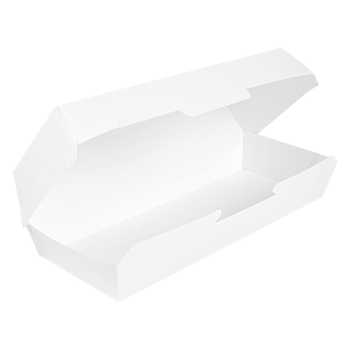García de Pou 50 Unités - Boîtes Panini 'Thepack' 230 g/m2, 26,5 x 12,2 x 7 cm Blanc Carton Ondulé Nano-Micro