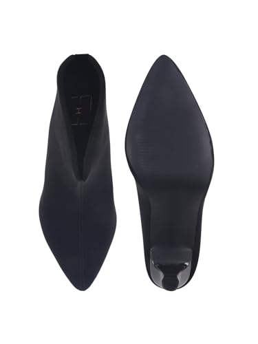 Image of HVNLY Women's Ankle Pumps Sandal - Pointed Toe Kitten Heel Booties for Casual & Party || Luxury High Heel Sandals Wedding & Evening Footwear